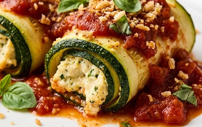 Vegan Zucchini Rollatini