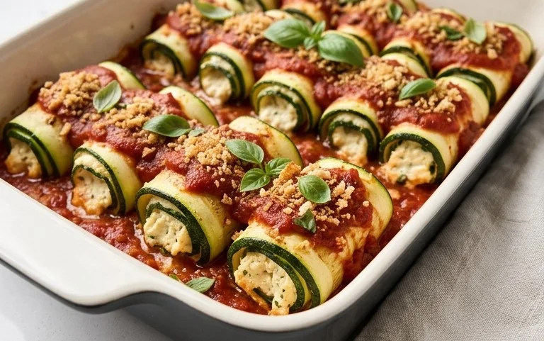 Vegan Zucchini Rollatini