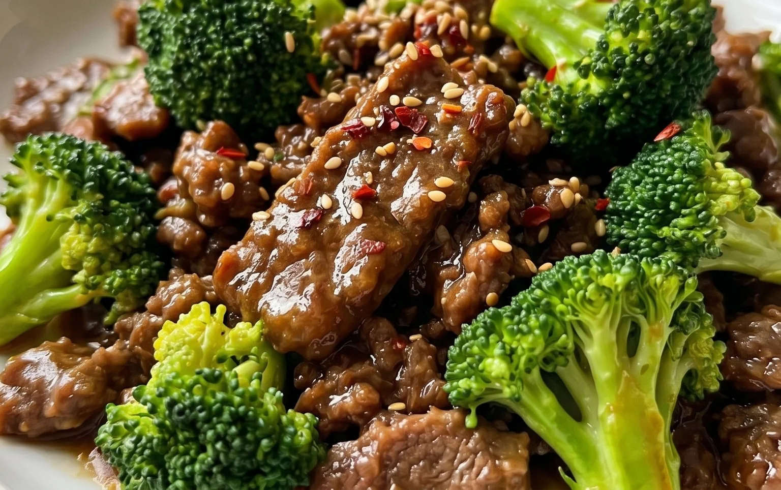 Ground Beef and Broccoli