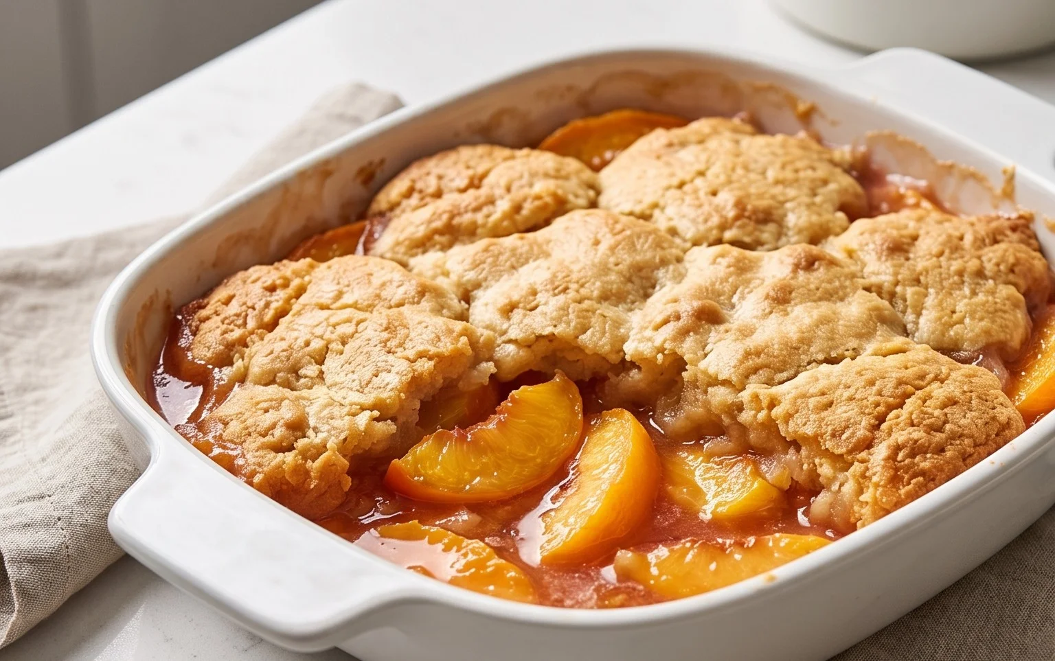 Fresh Peach Cobbler