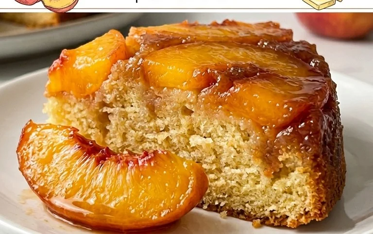 Peach Upside-Down Cake Recipe