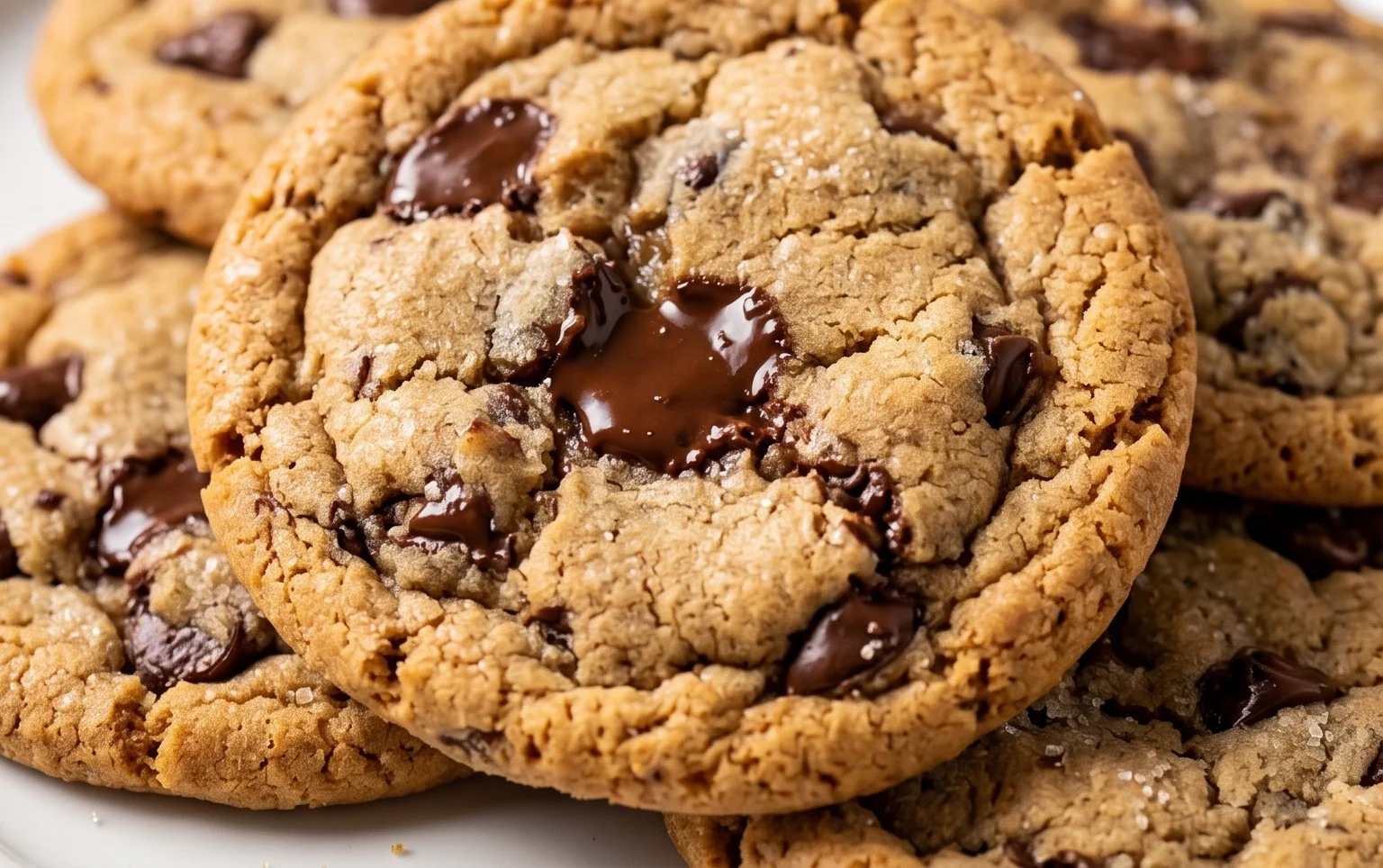 Crispy and Chewy Chocolate Chip Cookies