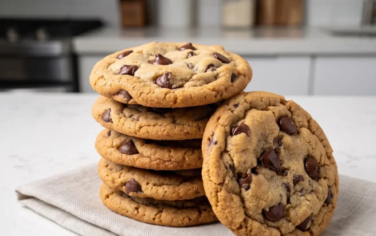 Crispy and Chewy Chocolate Chip Cookies