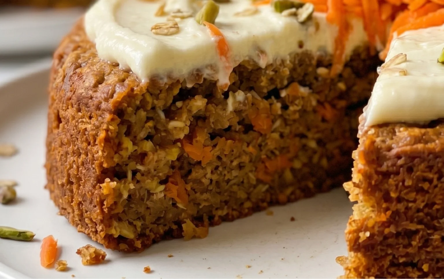 Easy Flourless Oatmeal Carrot Cake Recipe