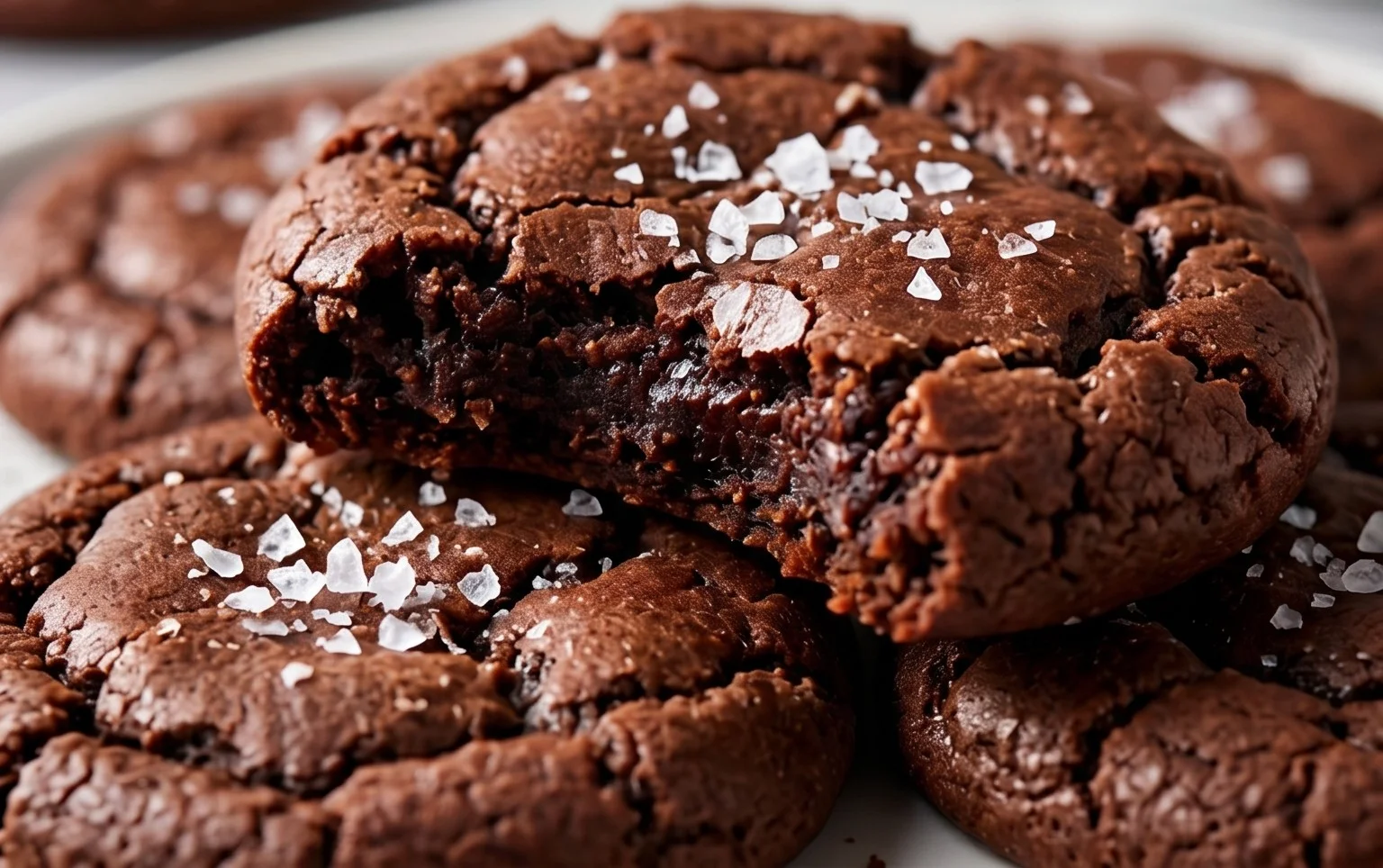 Salted Brownie Cookies
