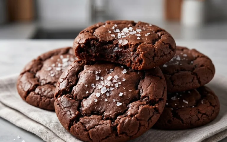 Salted Brownie Cookies