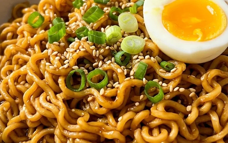 Easy Saucy Ramen Noodles