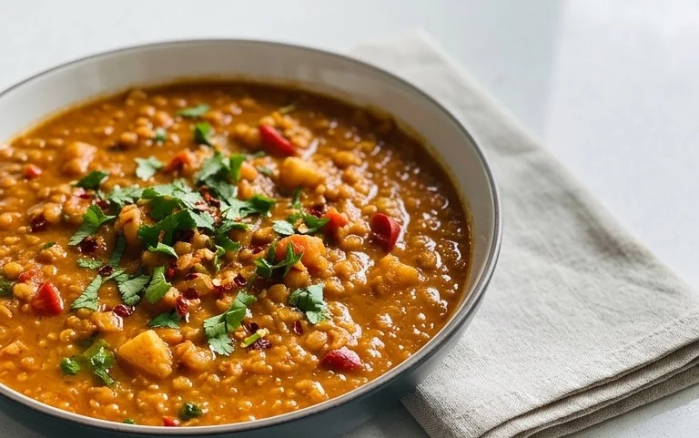 Spicy Red Lentil Curry