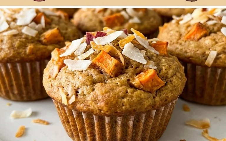 Anti-Inflammatory Coconut and Sweet Potato Muffin Recipe