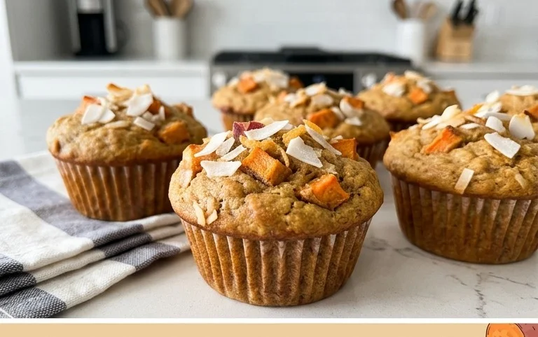 Anti-Inflammatory Coconut and Sweet Potato Muffin Recipe