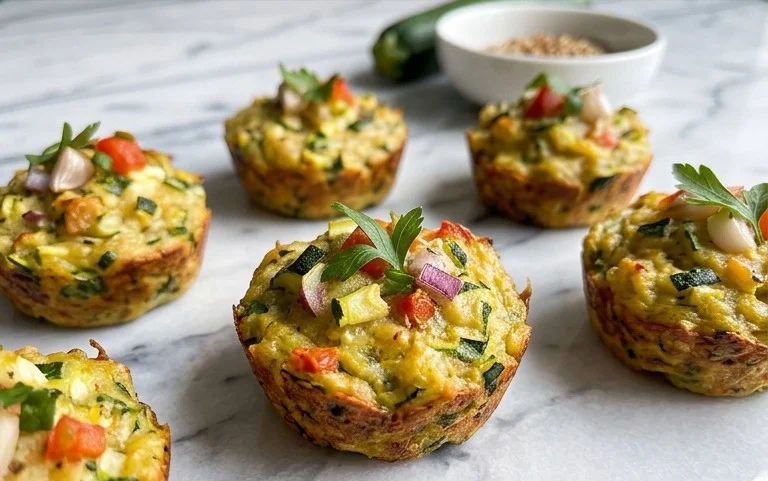 Zucchini Garlic Bites