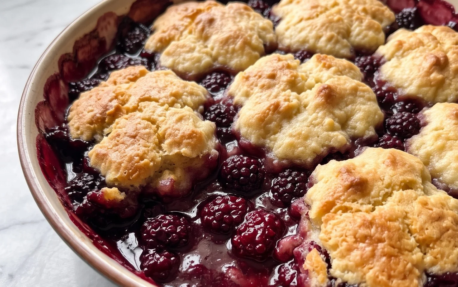 The Pioneer Women's Blackberry Cobbler
