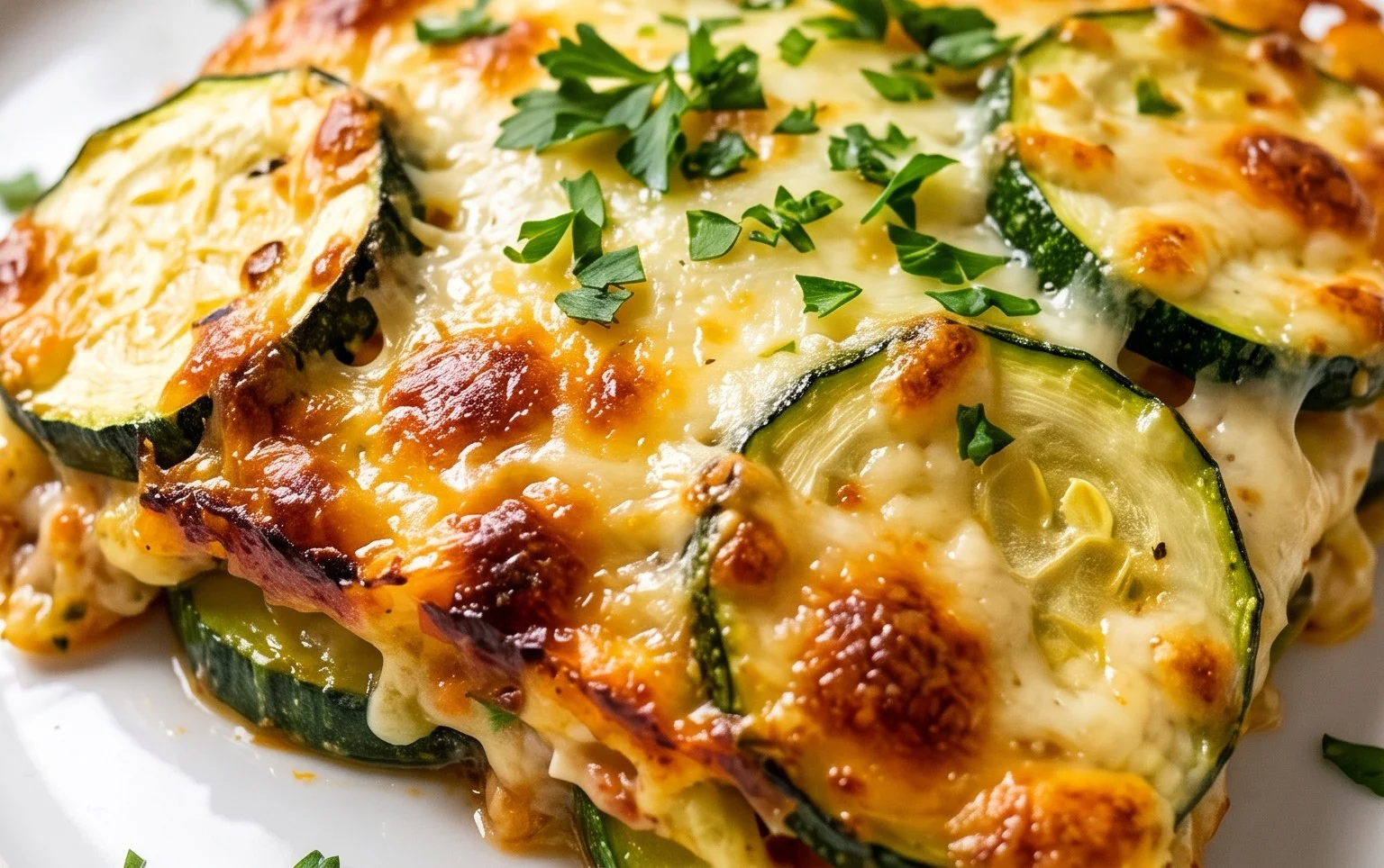 Baked Zucchini and Cheese