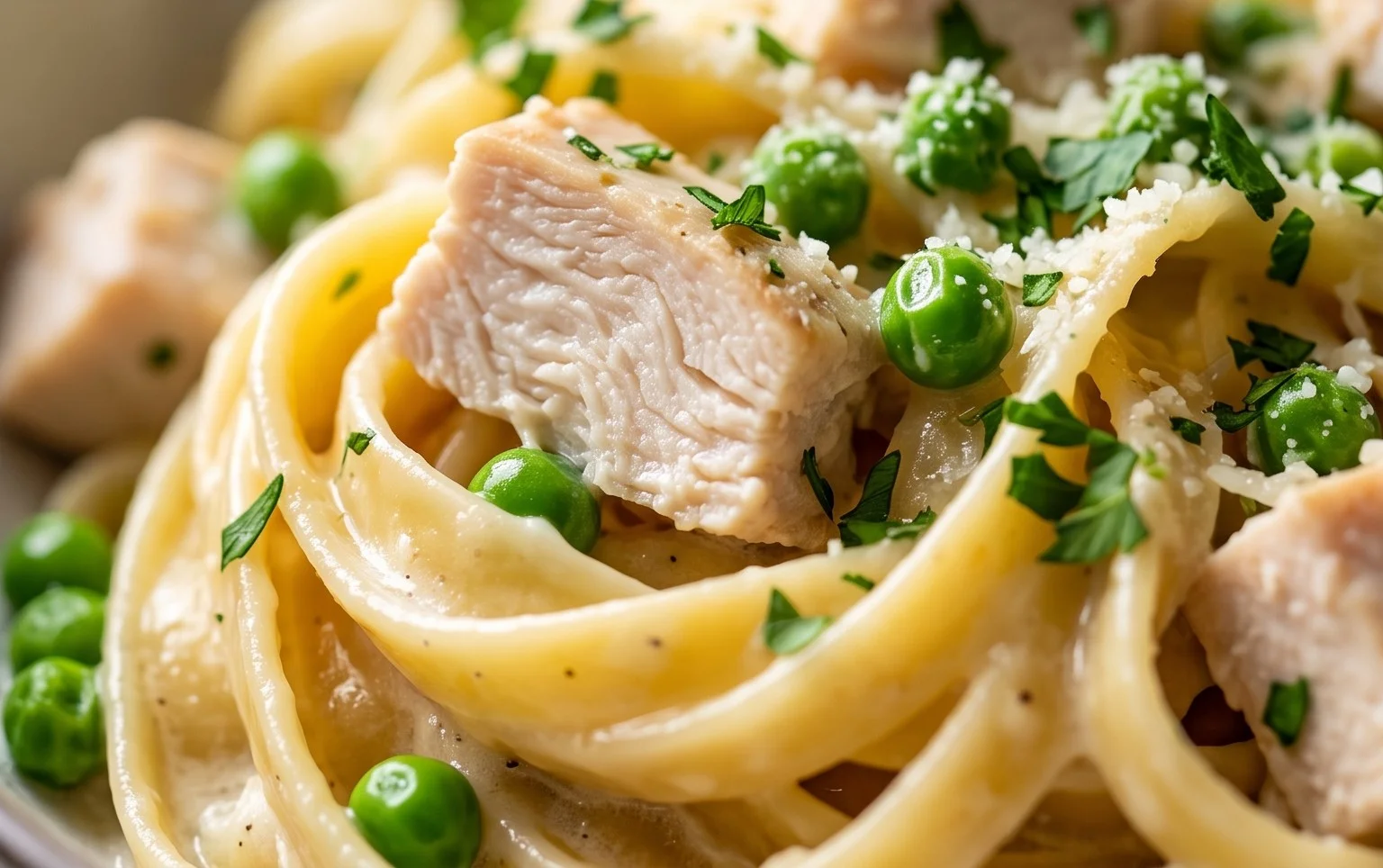 Low Calorie Chicken Alfredo