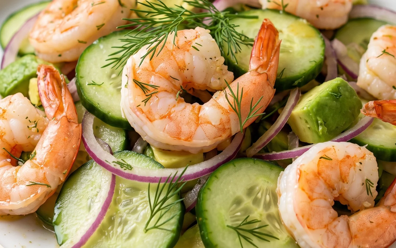 Cucumber Shrimp Salad