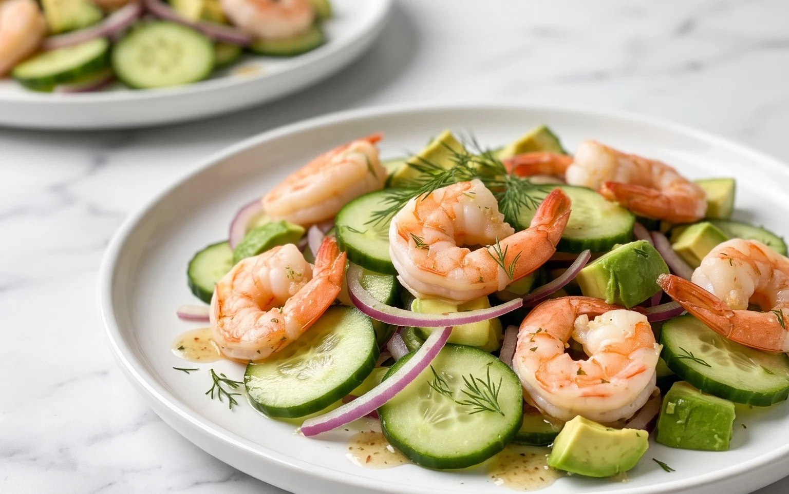 Cucumber Shrimp Salad