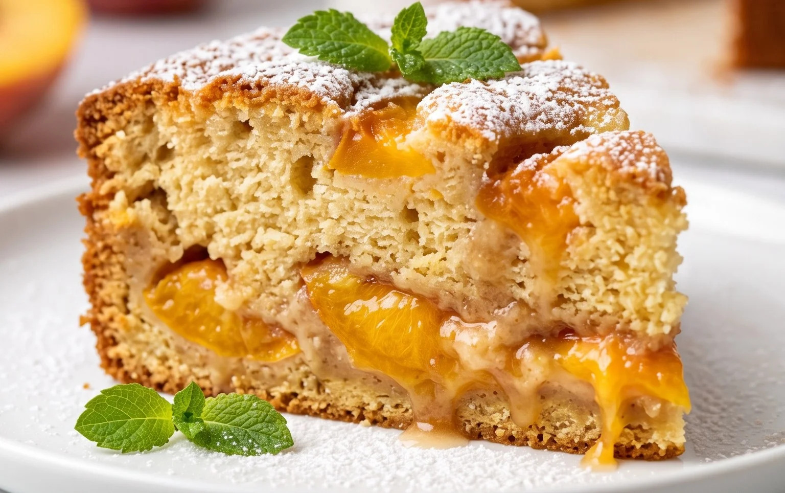 Peach Cobbler Pound Cake