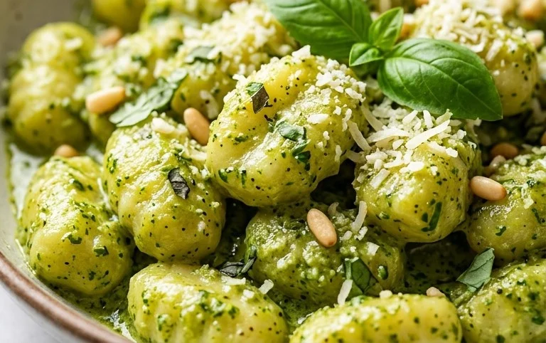 Creamy Pesto Gnocchi
