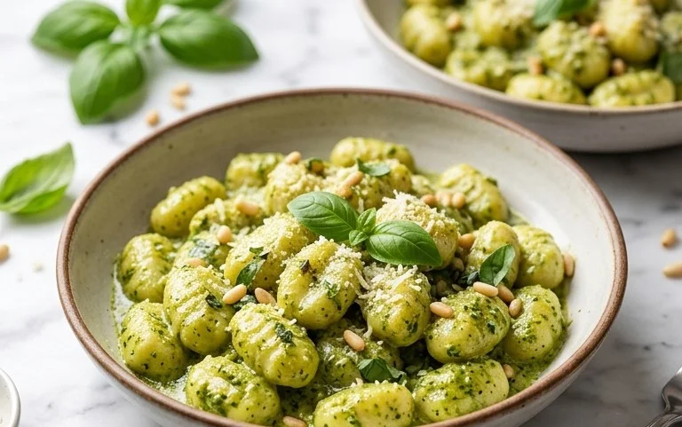 Creamy Pesto Gnocchi