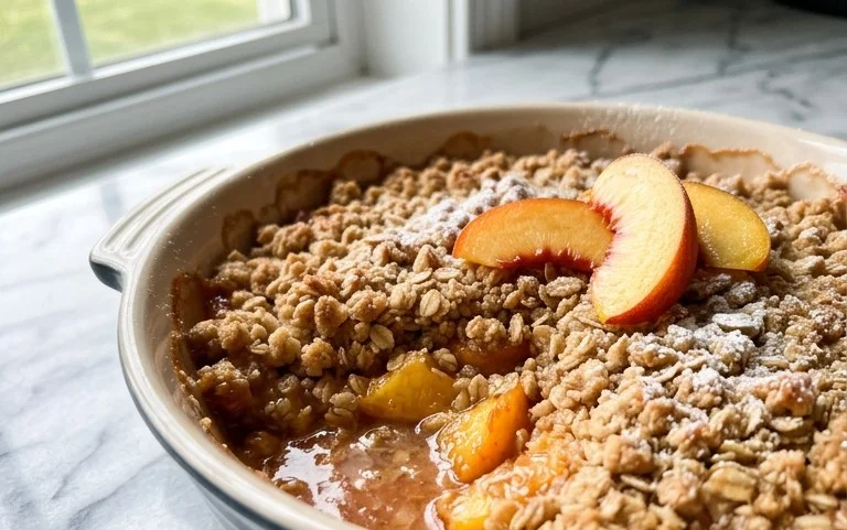 Fresh Peach Crisp Recipe