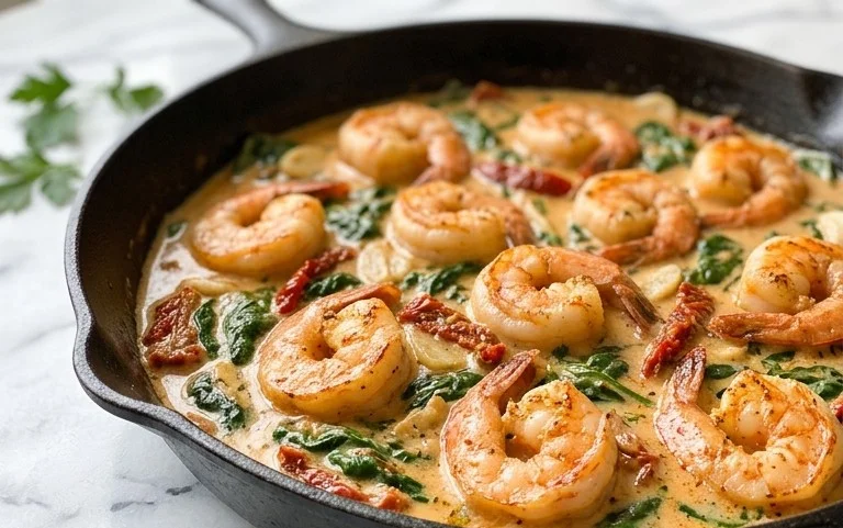 Tuscan Shrimp (One-Pan, 30-Minute Dinner)