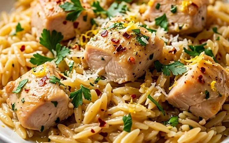 Chicken Orzo (30-Minutes, One-Pan)