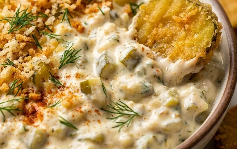 Easy Fried Pickle Dip (Dairy-Free Option)