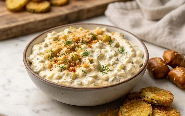 Easy Fried Pickle Dip (Dairy-Free Option)