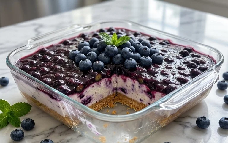 No-Bake Blueberry Yum Yum