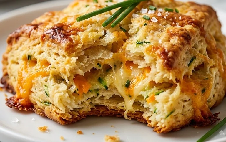 Zucchini Cheddar Scones