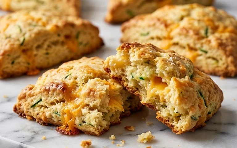 Zucchini Cheddar Scones