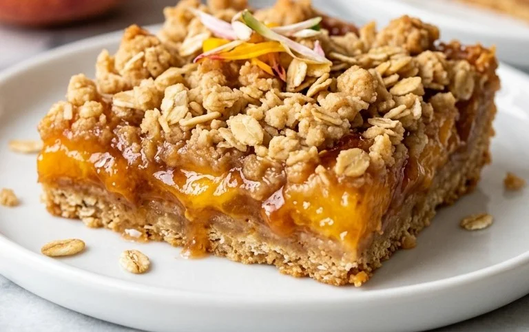 Fresh Peach Crum extractb Bars