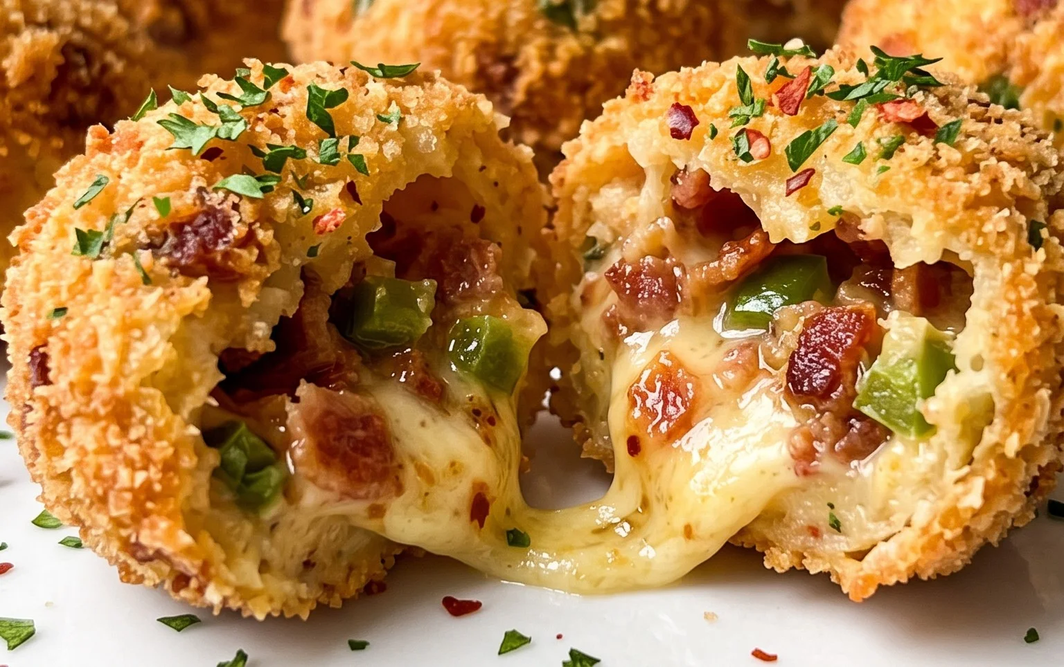 Beef Bacon Jalapeño Popper Cheese Balls