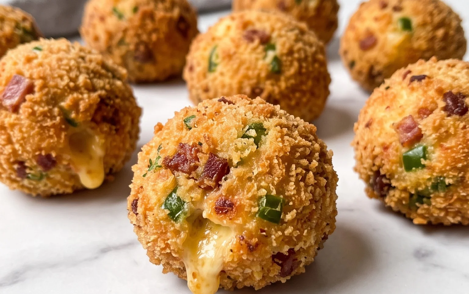 Beef Bacon Jalapeño Popper Cheese Balls