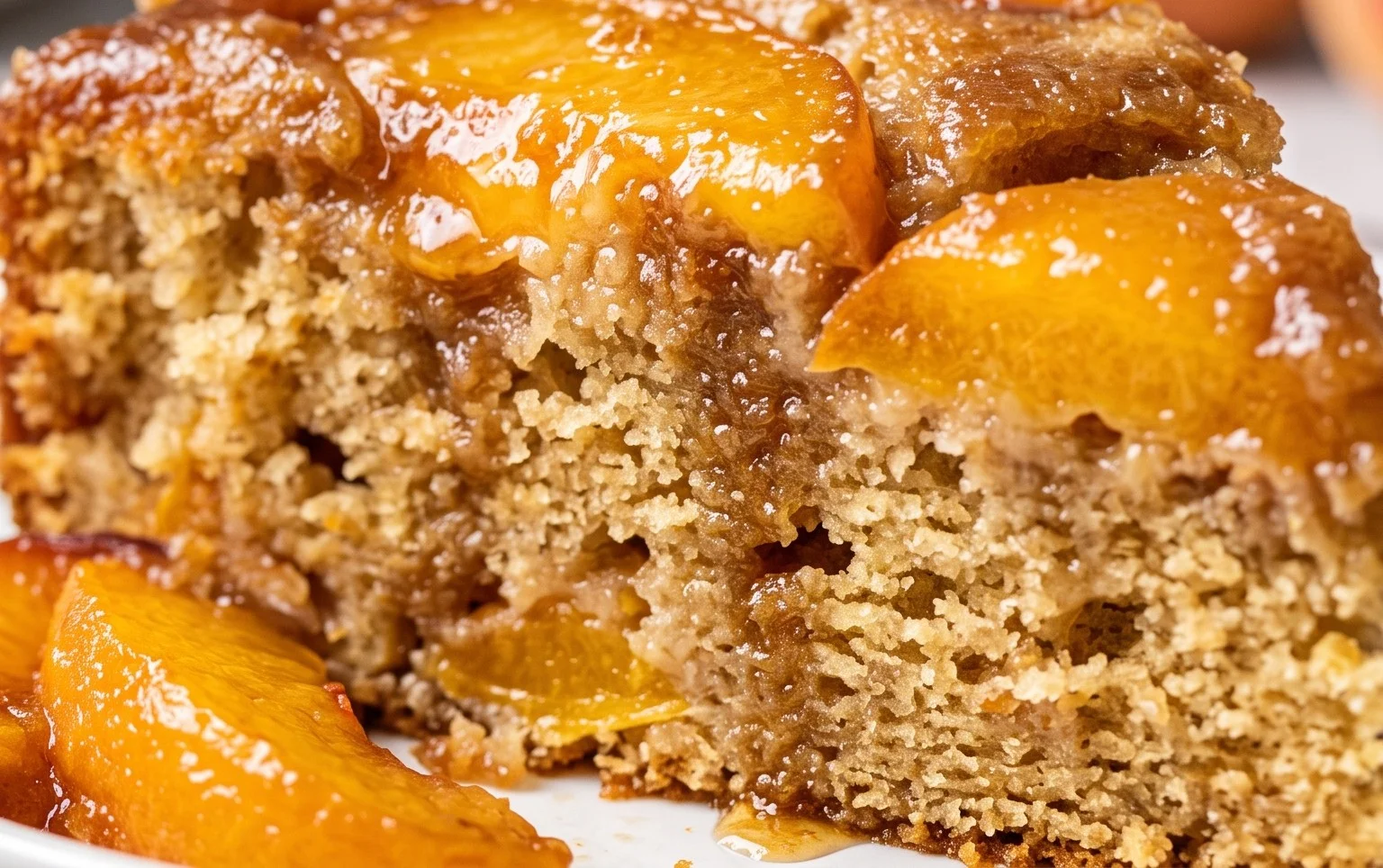 Brown Sugar Peach Cake