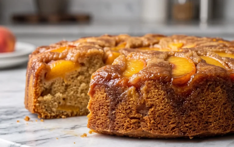 Brown Sugar Peach Cake