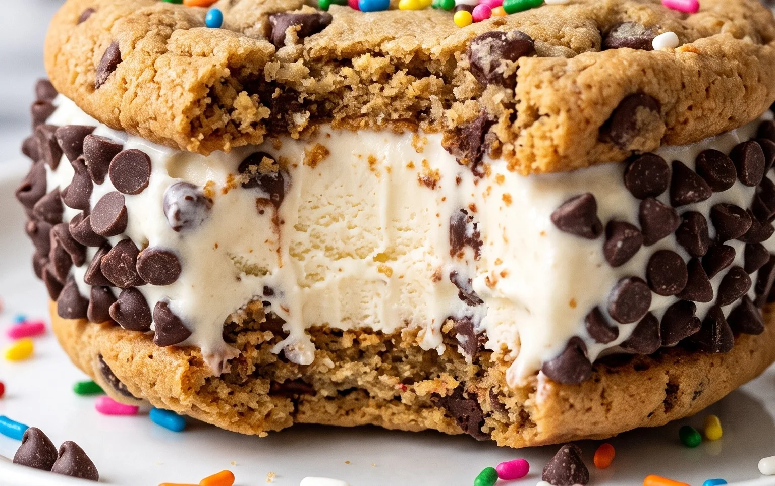 Cookie Ice Cream Sandwiches (Like a Chipwich!)
