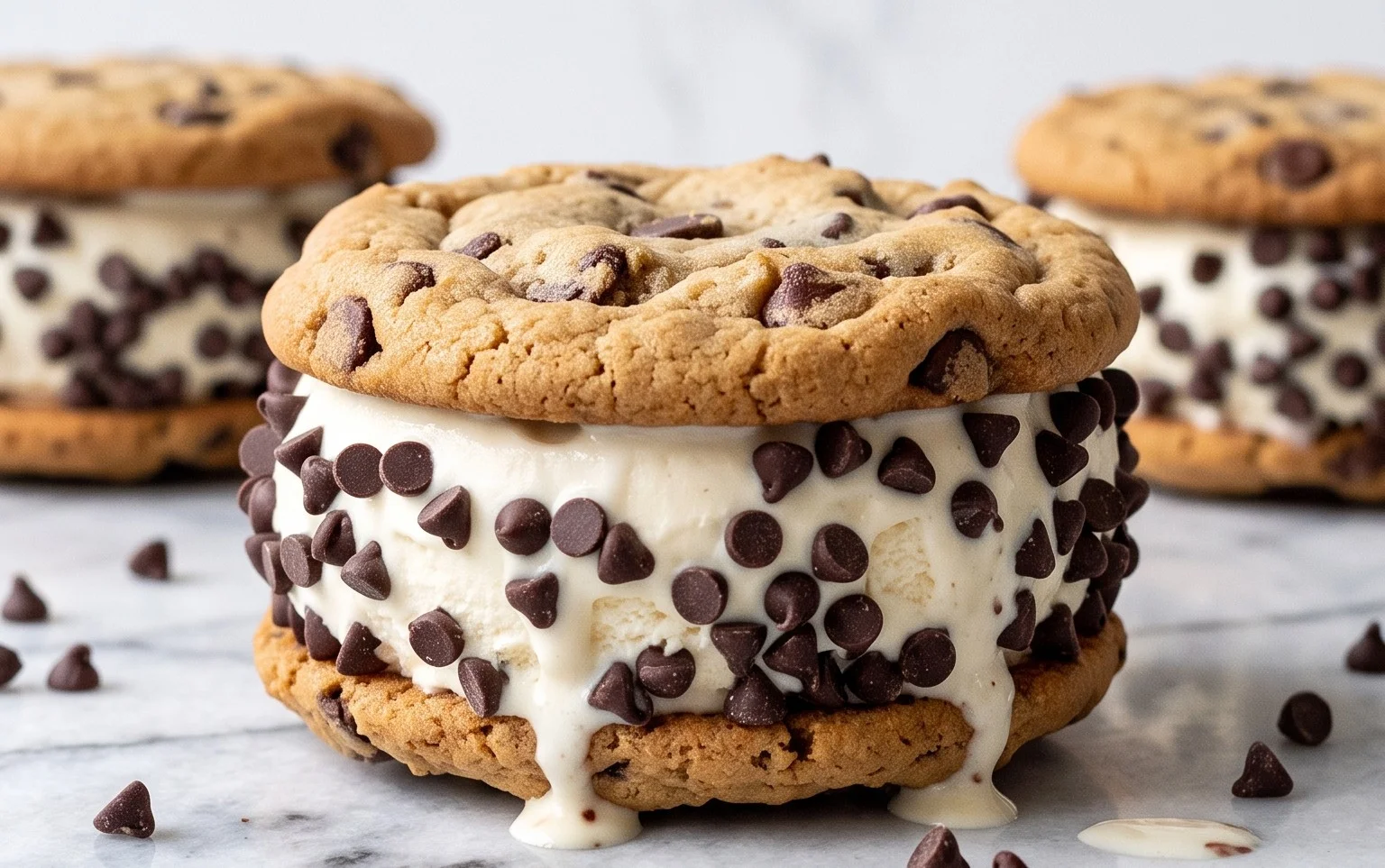 Cookie Ice Cream Sandwiches (Like a Chipwich!)