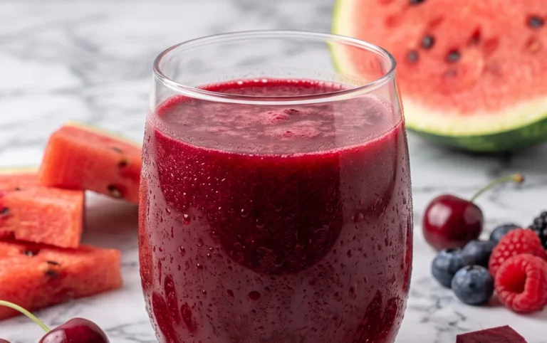 Watermelon Cherry Berry Beet Juice