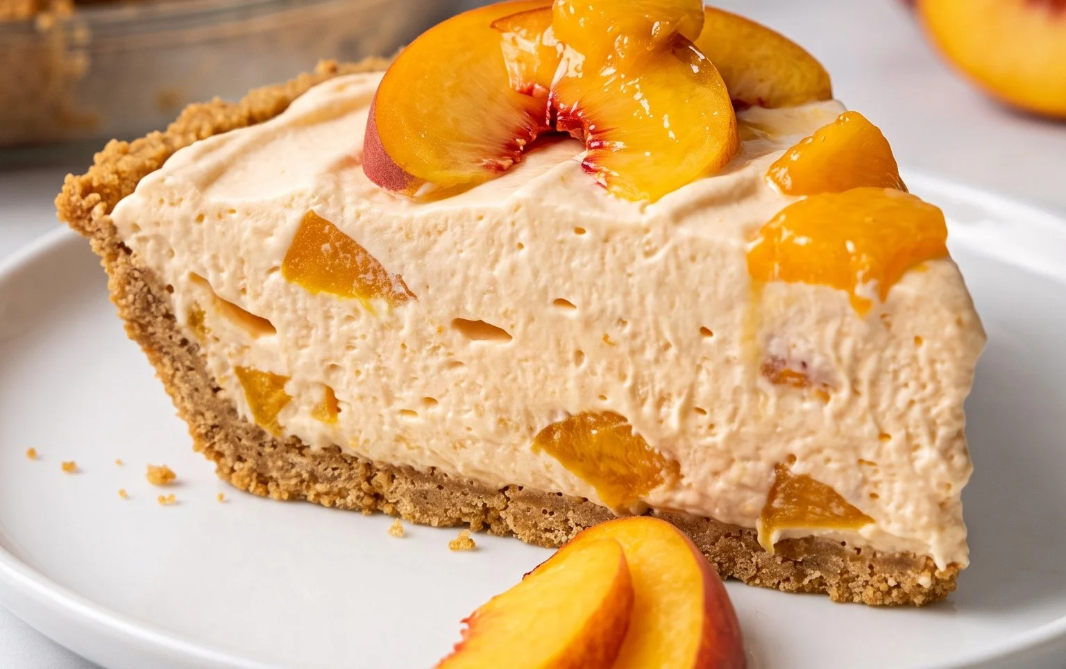 Peach Chiffon Pie