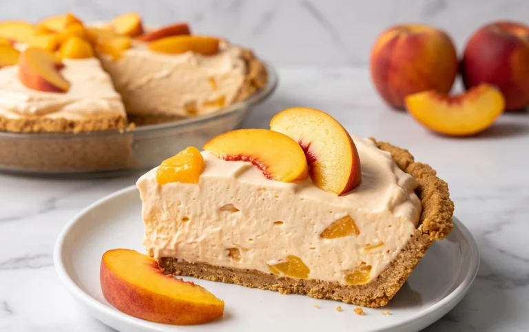 Peach Chiffon Pie