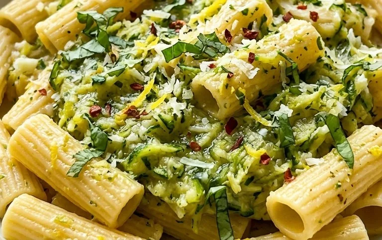 Simple Fresh Zucchini Pasta Sauce