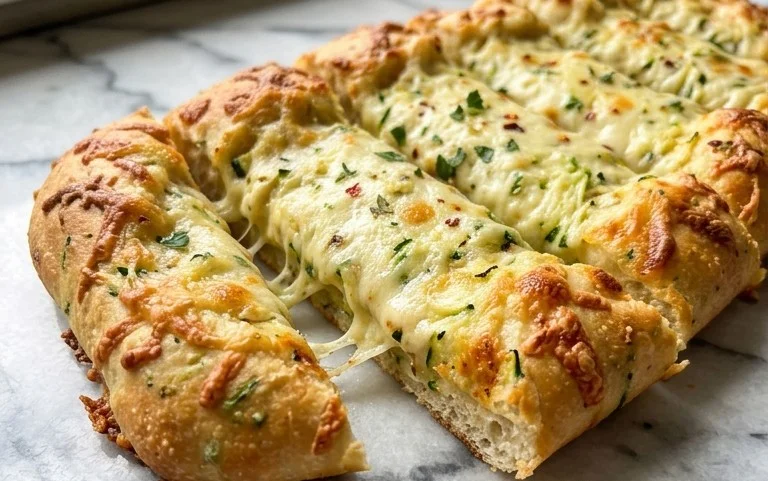 Cheesy Zucchini Breadsticks