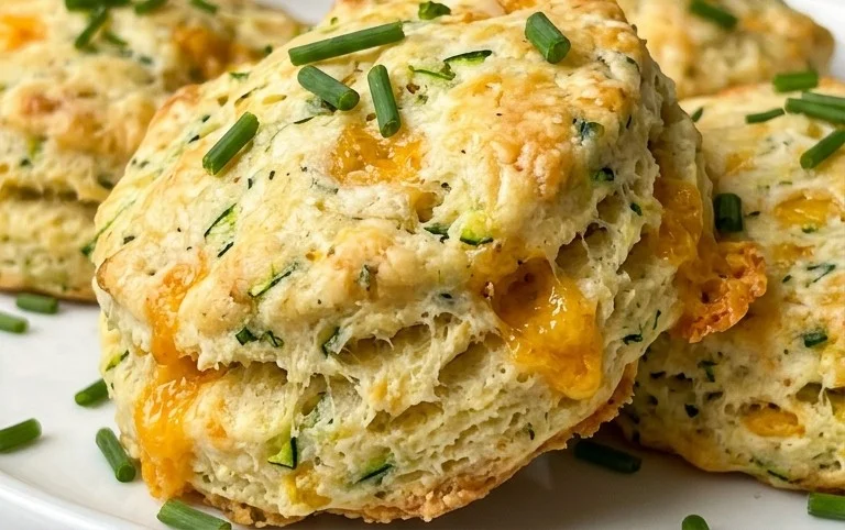 Zucchini Cheddar Biscuits