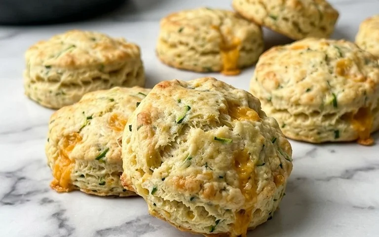 Zucchini Cheddar Biscuits