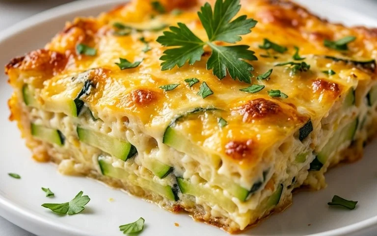 Cheesy Baked Zucchini Casserole