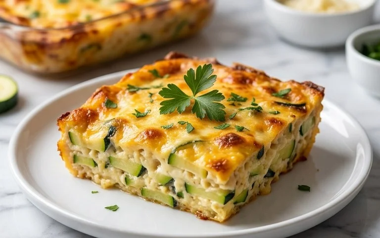 Cheesy Baked Zucchini Casserole