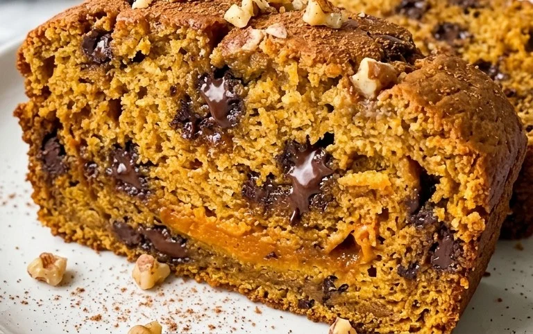 Pumpkin Chip Banana Bread