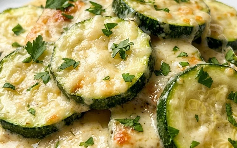 Creamy Parmesan Zucchini