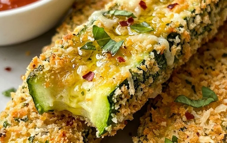 Baked Zucchini Sticks (Oven or Air Fryer)